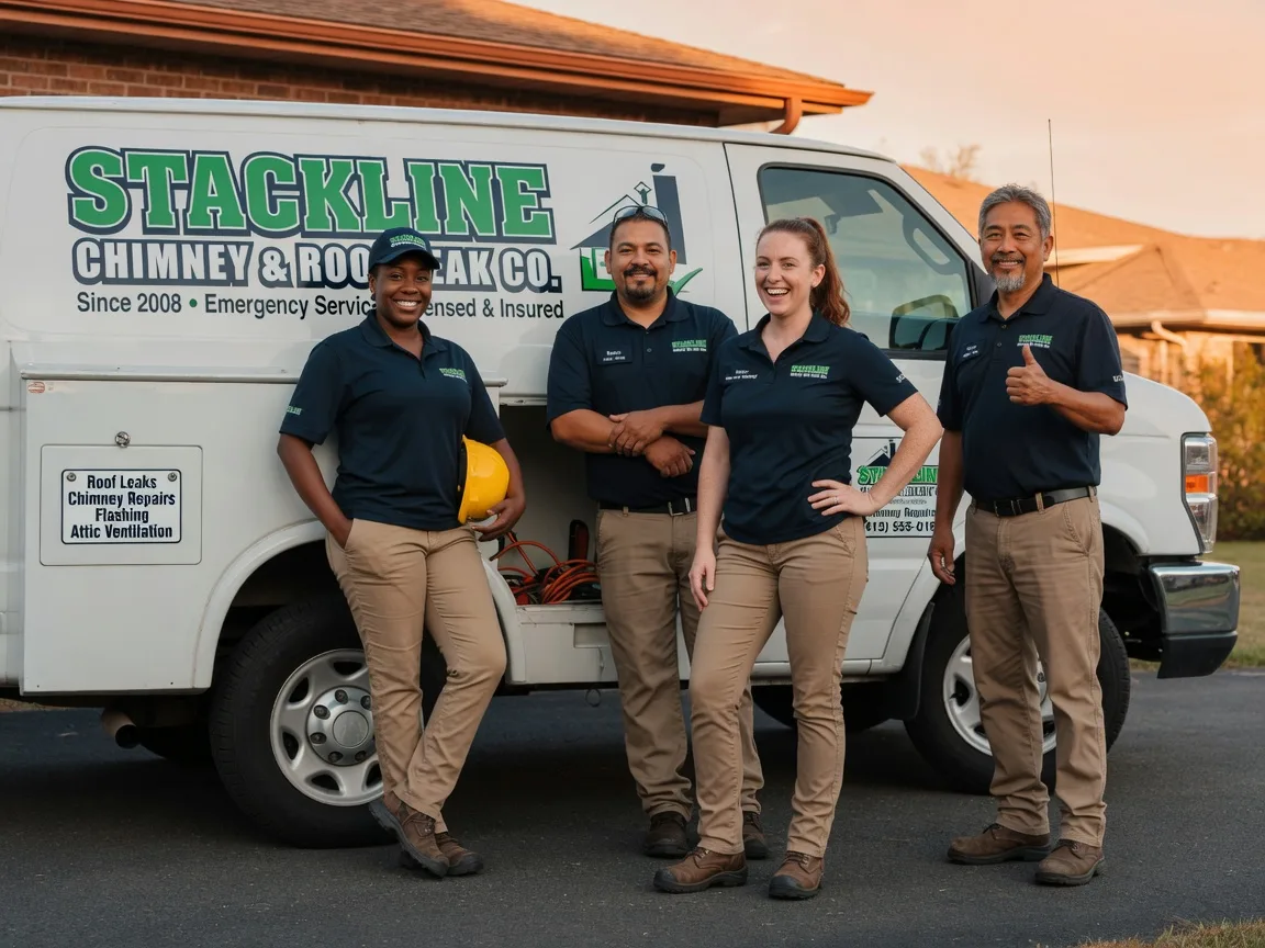 Chimney flashing repair company in Calvert, TX